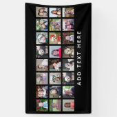 24 Collage Grid für Fotovorlagen mit benutzerdefin Banner (Vertikal)