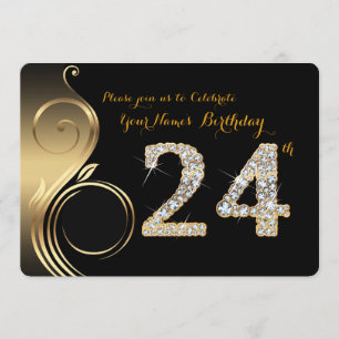 24., Einladung zum Geburtstag, Nummer Diamond, Fot