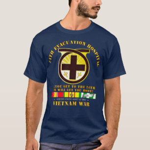 24. Evakuierungskrankenhaus 24. vietnamesische SVC T-Shirt