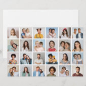 24 Farbkarte/Flyer für Fotocollage bearbeitbar (Vorne/Hinten)