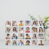 24 Farbkarte/Flyer für Fotocollage bearbeitbar (Stehend Vorderseite)