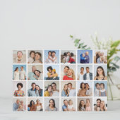 24 Farbkarte/Flyer für Fotocollage bearbeitbar (Stehend Vorderseite)