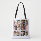 24 Foto-Kollage weiß Tasche (Vorderseite)