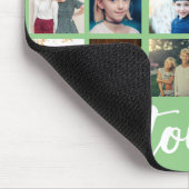 24-Foto-Raster sortieren benutzerdefinierte Textre Mousepad (Ecke)