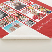 24 Fotos FotoCollage Personalisiert Sherpadecke (3/4)