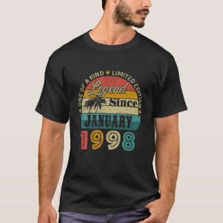24. Geburtstag 24 Jahre alte Retro Legende seit Ja T-Shirt