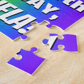 24. Geburtstag: Farbiges, lustiges Regenbogenmuste Puzzle (Seite)