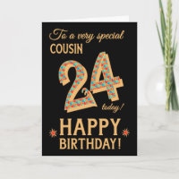 24. Geburtstag, für Cousin, Goldene Wirkung auf Sc