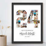 24. Geburtstag Nr. 24 Custom Foto Collage Poster<br><div class="desc">Feiern Sie 24. Geburtstag mit diesem personalisierten 24 Foto Collage Poster. Dieses individuell gestaltbare Geschenk eignet sich auch für Hochzeitsfeiern. Es ist eine großartige Möglichkeit, wertvolle Erinnerungen aus Ihrer Hochzeit und Ihrem verheirateten Leben zu zeigen. Das Poster enthält eine Collage von Fotos, die diese besonderen Momente erfassen, und kann mit...</div>