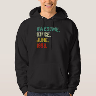 24. Geburtstag Phantastisch Seit Juni 1998 24 Jahr Hoodie