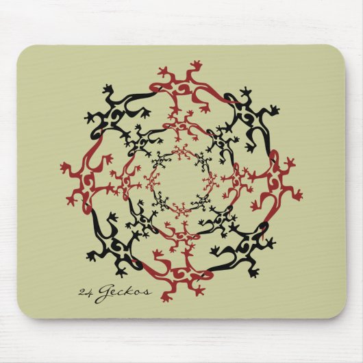 24 Geckos Mousepad (Vorne)
