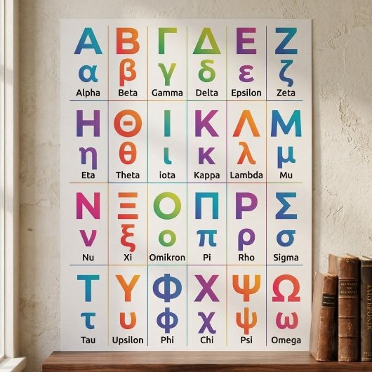 24 Griechisches Alphabet Aussprache - Griechische Poster