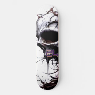 24 Hard Lines | Deathmask Deck – Der Wiederaufbau Skateboard