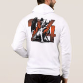 24 Hard Lines Graphic T-Shirt — Fallen Demon Hoodie (Rückseite)