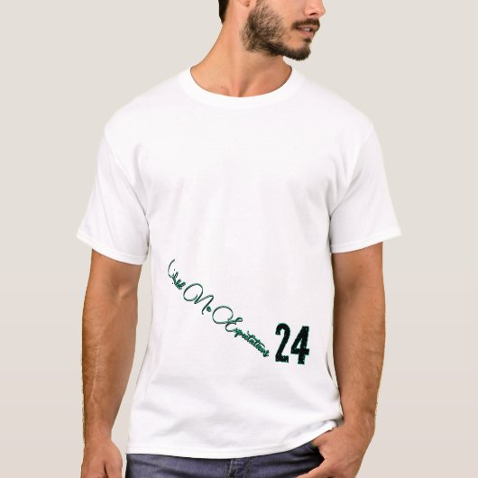 24 hard lines-hold no expectations T-Shirt (Vorderseite)