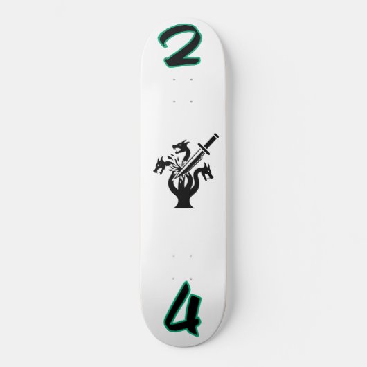 “24 Hard Lines” Hydra Deck – Conquer the Chaos Edi Skateboard (Vorderseite)