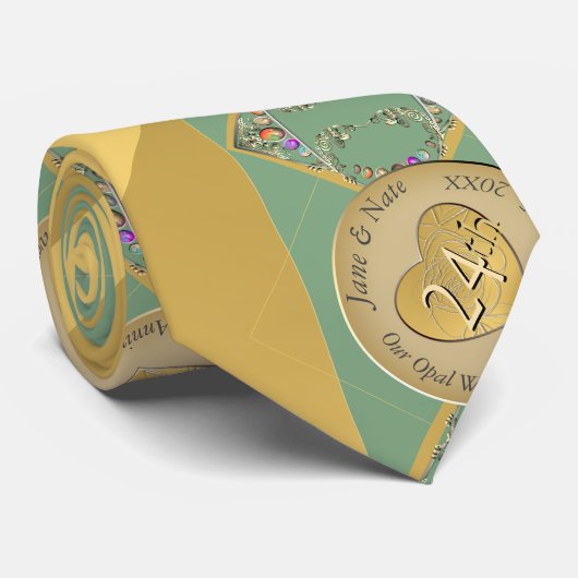 24. Hochzeit Krawatte (Gerollt)