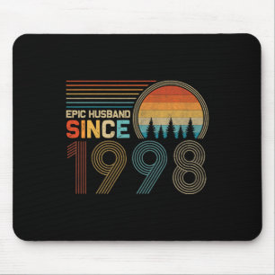 24. Hochzeitstag für Him Epic Husband Sinc Mousepad