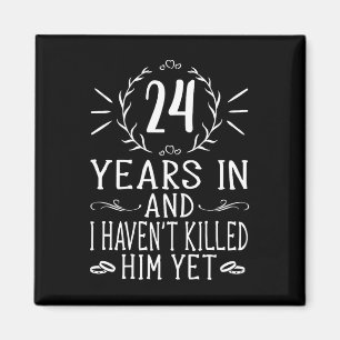 24. Hochzeitstag für sie - 24 Jahre Marri Magnet