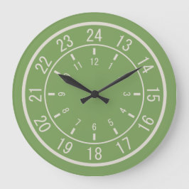 24-HOUR CUSTOM wall clocks Große Wanduhr