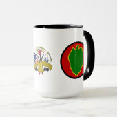 24. ID Combat Service Identification Abzeichen Tas Tasse (VorderseiteRechts)