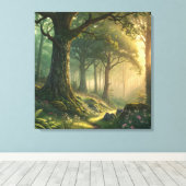 24 Inch Square Custom Canvas Photo Wall Art Leinwanddruck (Insitu (Holzboden))