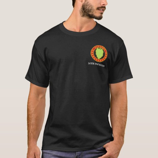 24. Infanterie-Abteilungs-T-Shirt T-Shirt (Vorderseite)