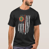 24. Infanterie Division American Flag T-Shirt (Vorderseite)
