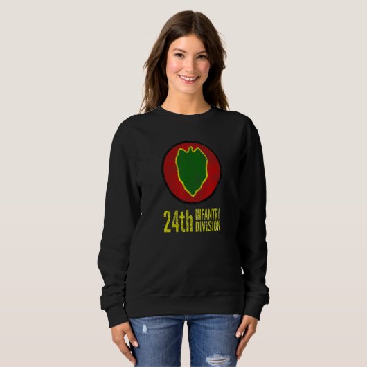 24. Infanterieabteilung 24. Armee 2 Sweatshirt (Vorne ganz)