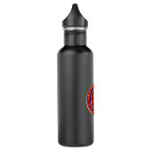 24. Infanterieabteilung "First To Fight" Edelstahlflasche (Links)