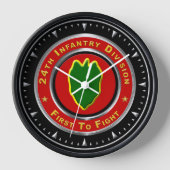 24. Infanterieabteilung Uhr (Vorderseite)