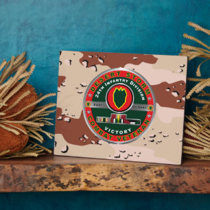 24. Infanterieabteilung Wüstensturm Fotoplatte