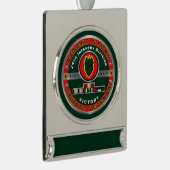 24. Infanterieabteilung Wüstensturm Veteran Banner-Ornament Silber (Rechts)