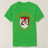 24. Ingenieurgruppenbau 1954 1972 X T-Shirt (Design vorne)