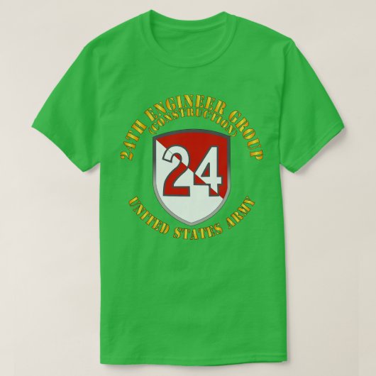 24. Ingenieurgruppenbau 1954 1972 X T-Shirt (Design vorne)