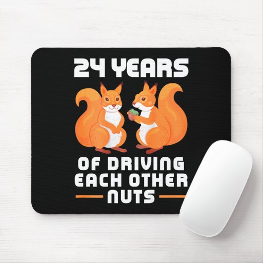 24. Jahr des gegenseitigen Autofahrens - Fun Coupl Mousepad (Mit Mouse)