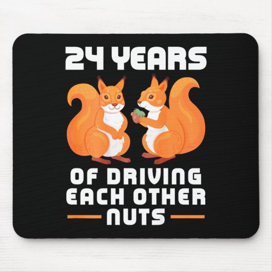 24. Jahr des gegenseitigen Autofahrens - Fun Coupl Mousepad (Vorne)