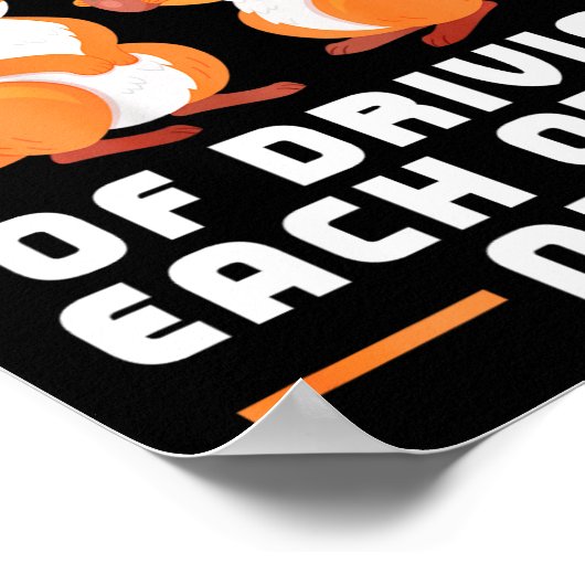 24. Jahr des gegenseitigen Autofahrens - Fun Coupl Poster (Ecke)