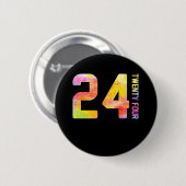 24 Jahre alt 24 Vier Button (Vorne & Hinten)