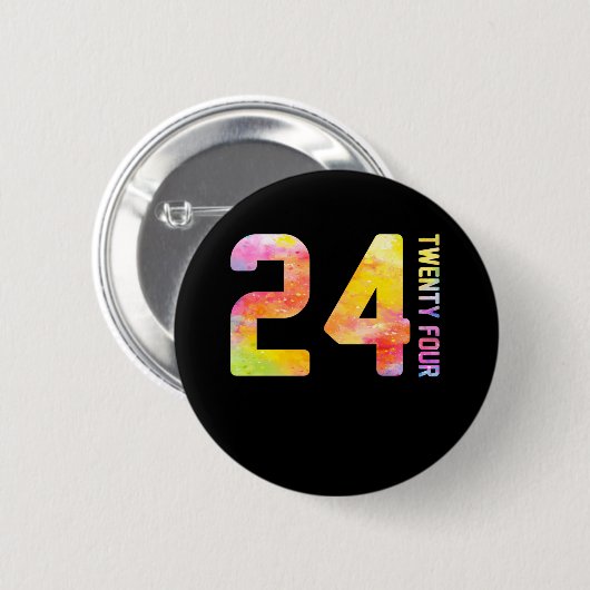 24 Jahre alt 24 Vier Button (Vorne & Hinten)