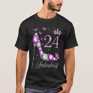 24 Jahre alt & fabelhaft 24. Geburtstag High Heel T-Shirt