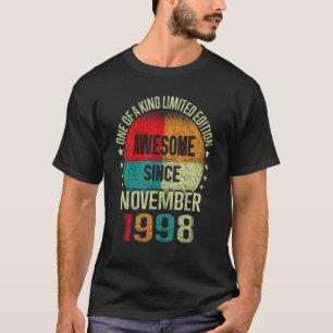 24 Jahre Phantastisch Seit November 1998 Vintag 24 T-Shirt
