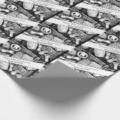 24. Jahrestag bearbeitet Geschenkpapier (Ecke)