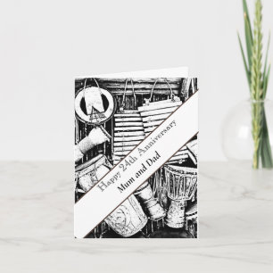 24. Jahrestag bearbeitet Karte