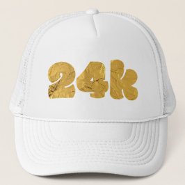 24 Karat Gold Truckerkappe