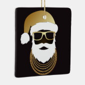 24 Karat Hip Hop Santa Ornament (Rechts)