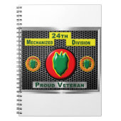 24. Mechanisierte Infanterieabteilung Notizblock (Vorderseite)