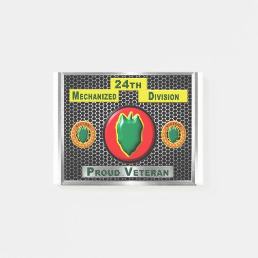 24. Mechanisierte Infanterieabteilung Post-it Klebezettel (Vorderseite)