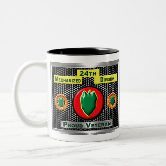 24. Mechanisierte Infanterieabteilung Zweifarbige Tasse (Links)