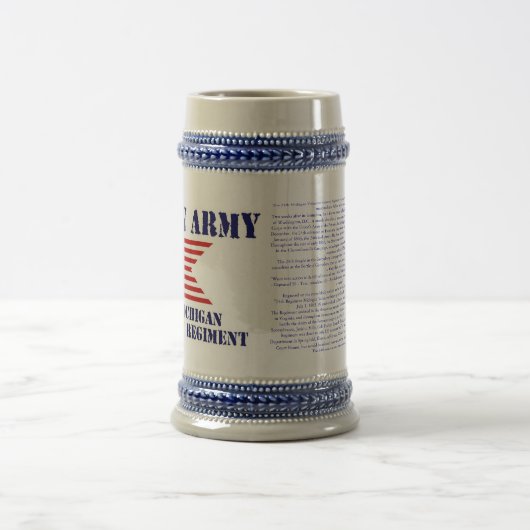 24. Michigan-Infanterie-Regiment, ziviler Krieg Bierglas (Mittel)